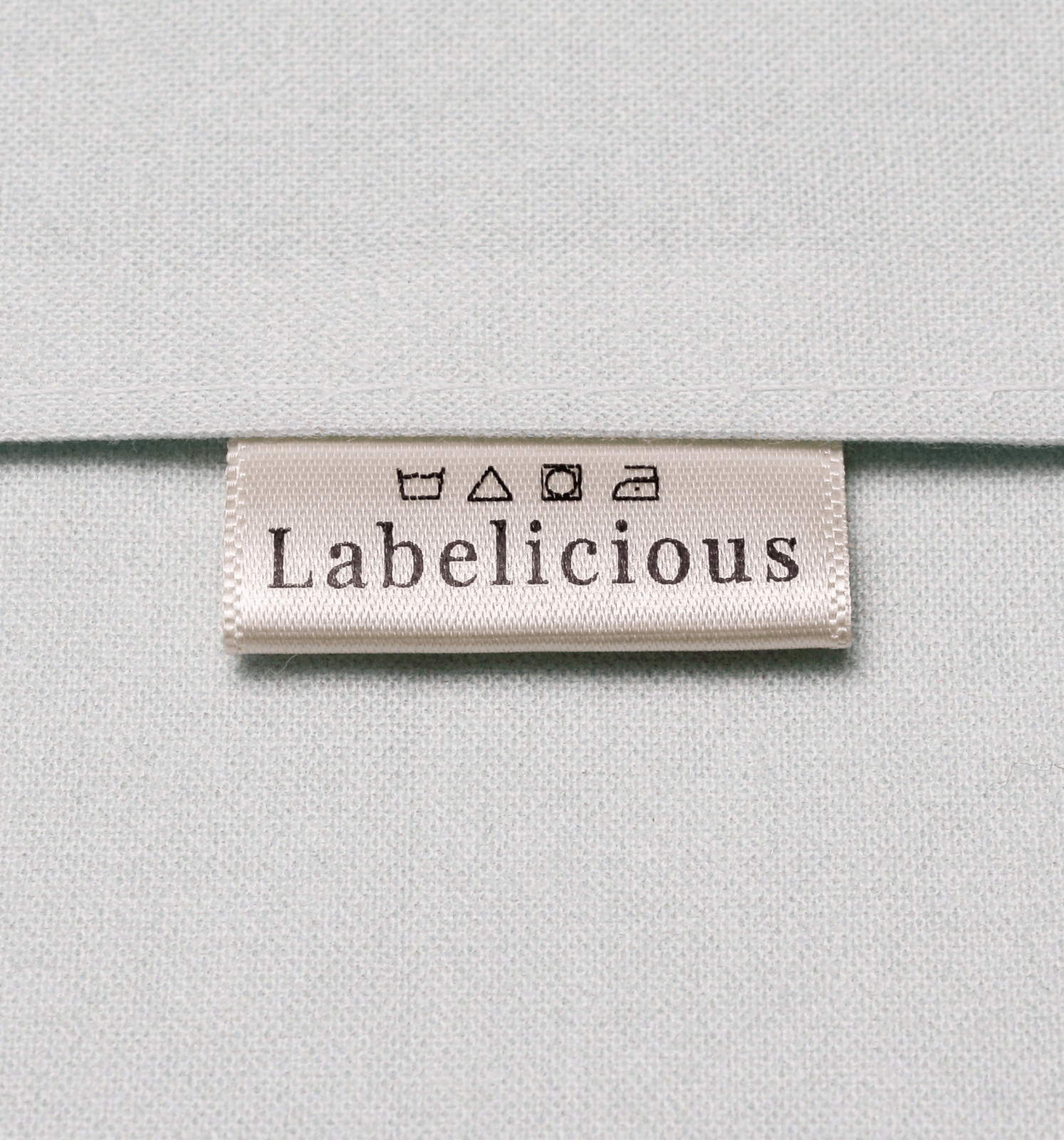 Custom Brand label in Ivory - Labelicious